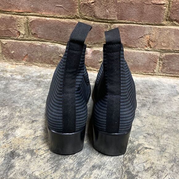 Charleston Shoe Co Gray/Blue Pinstripe Lower King Boot Size 10 NIB - Picture 5 of 8